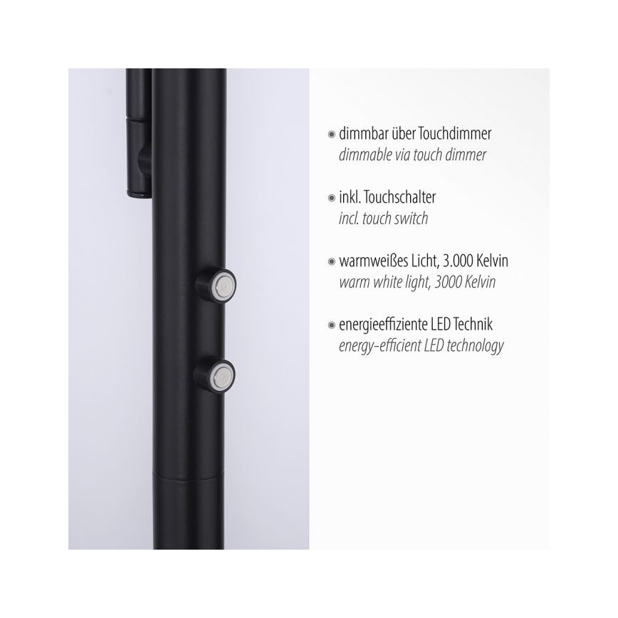 Luminaire Direct 11710-18 - Lampe LED à intensité variable HANS LED/21,5W/230V + LED/4W