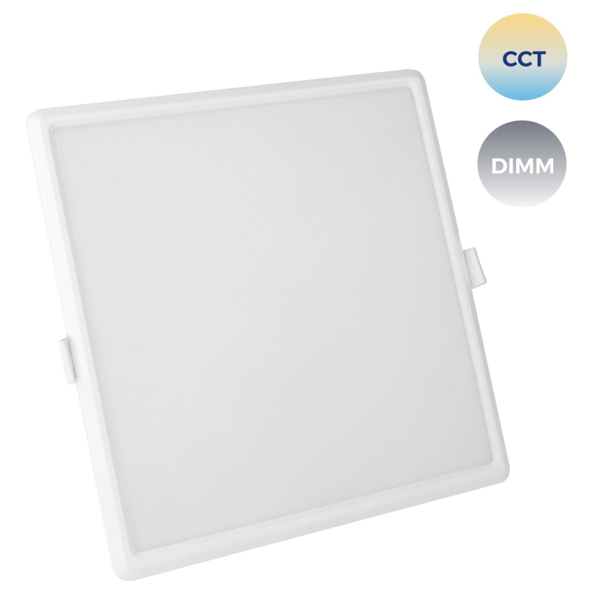 Luminaire encastrable à intensité variable ALGINE LED/22W/230V Wi-Fi Tuya carré