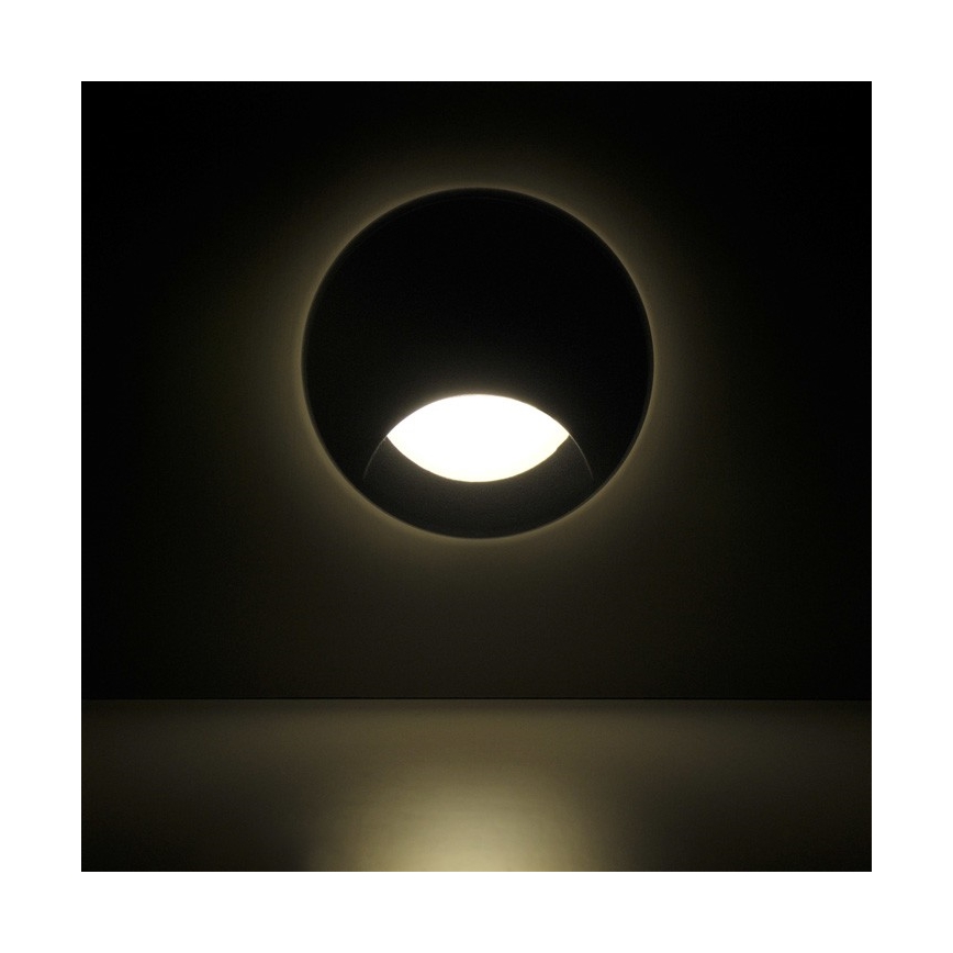 Luminaire encastrable d'escalier LED extérieur Q1 LED/3W/230V IP44