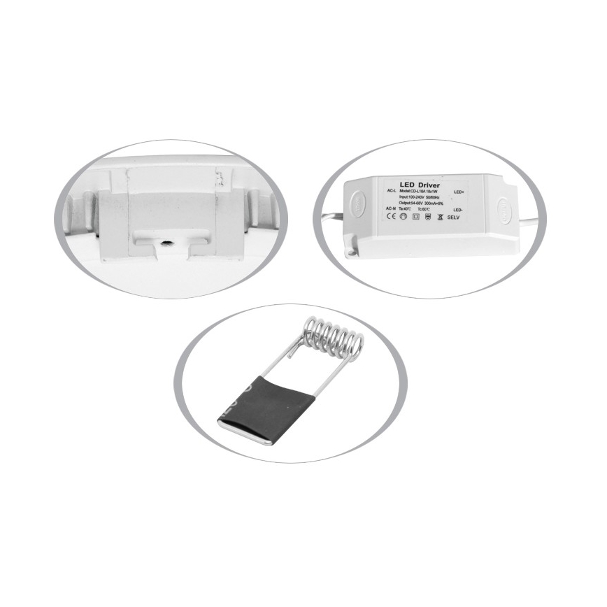 Luminaire encastrable salle de bain LADA LED/25W/230V 4100K IP44