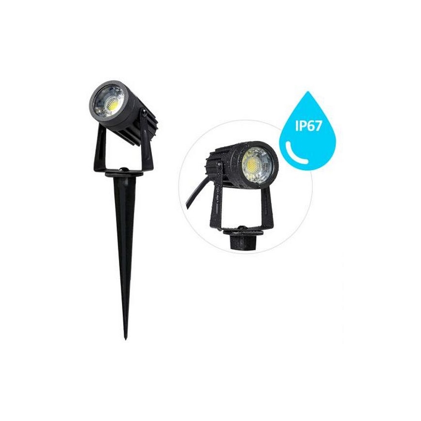 Luminaire extérieur LED/3W/230V 4000K IP67 noir