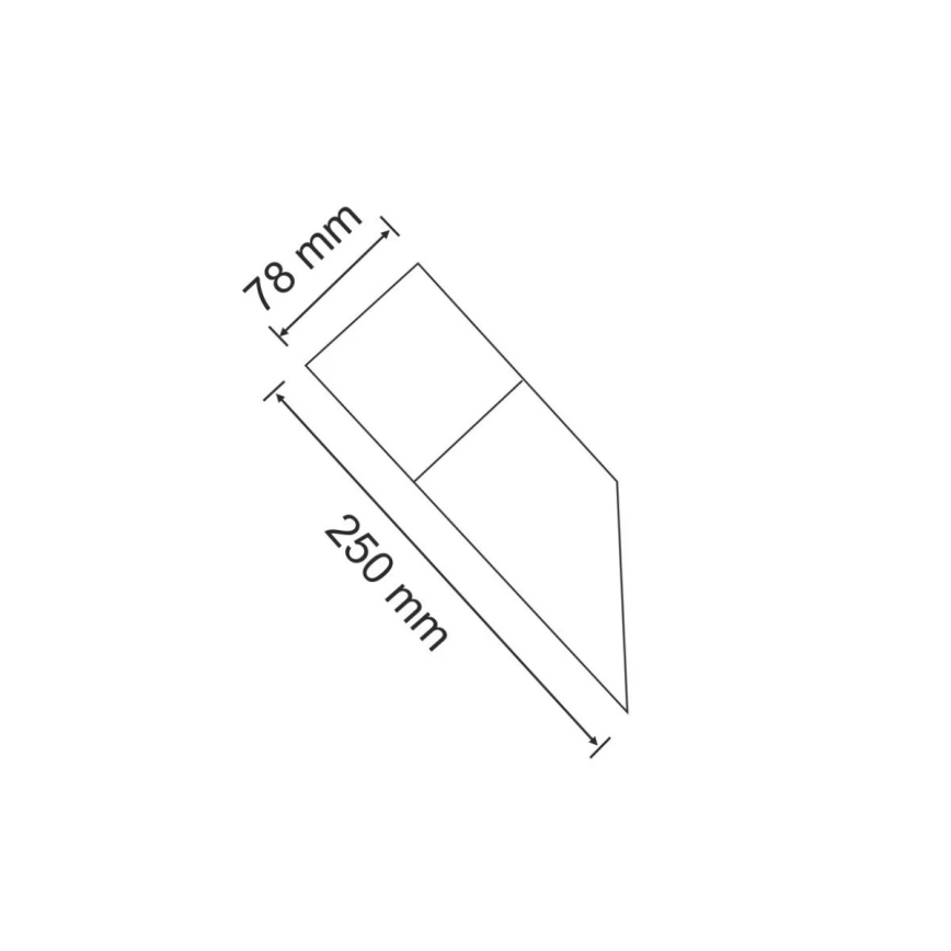 Luminaire extérieur NEW YORK 1xE27/40W/230V IP44 anthracite