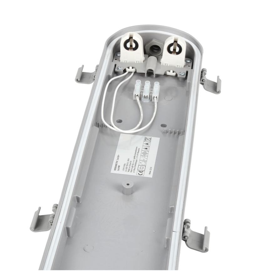 Luminaire fluorescent industriel 2xG13/22W/230V IP65
