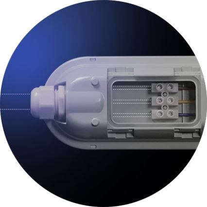 Luminaire fluorescent industriel LIMEA GIGANT LED/38W/230V IP65 1190mm noir