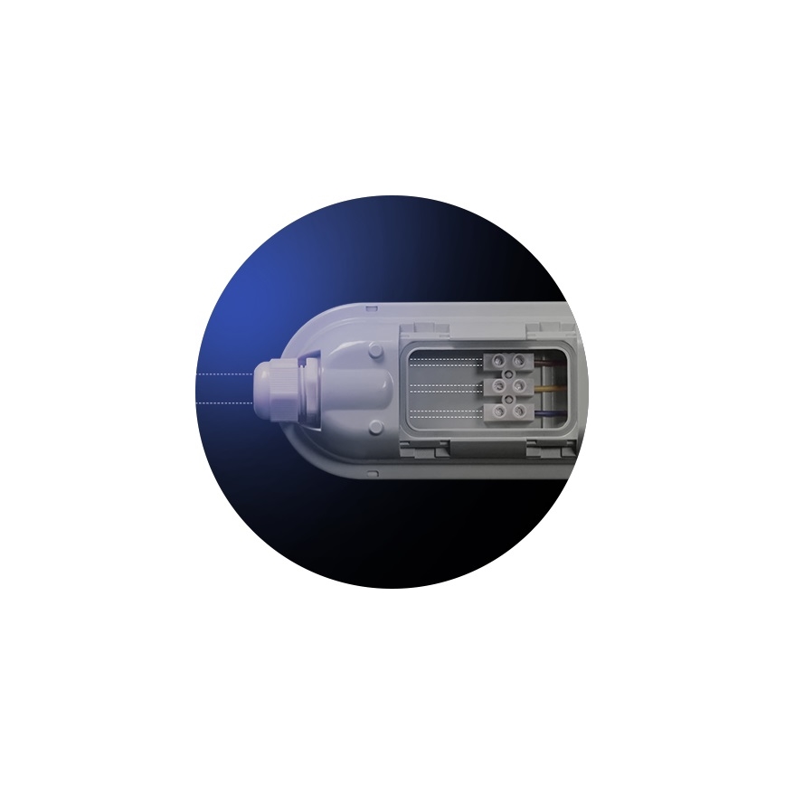 Luminaire fluorescent industriel LIMEA GIGANT LED/38W/230V IP65 1190mm noir