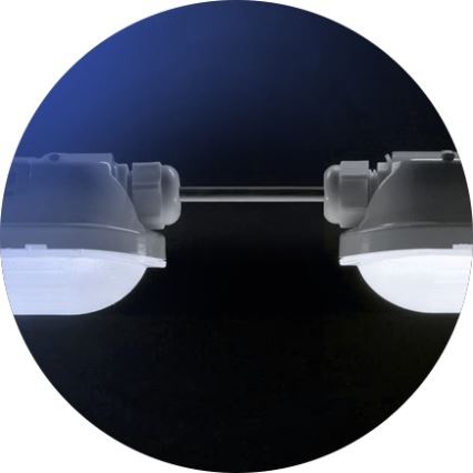 Luminaire fluorescent industriel LIMEA GIGANT LED/38W/230V IP65 1190mm noir