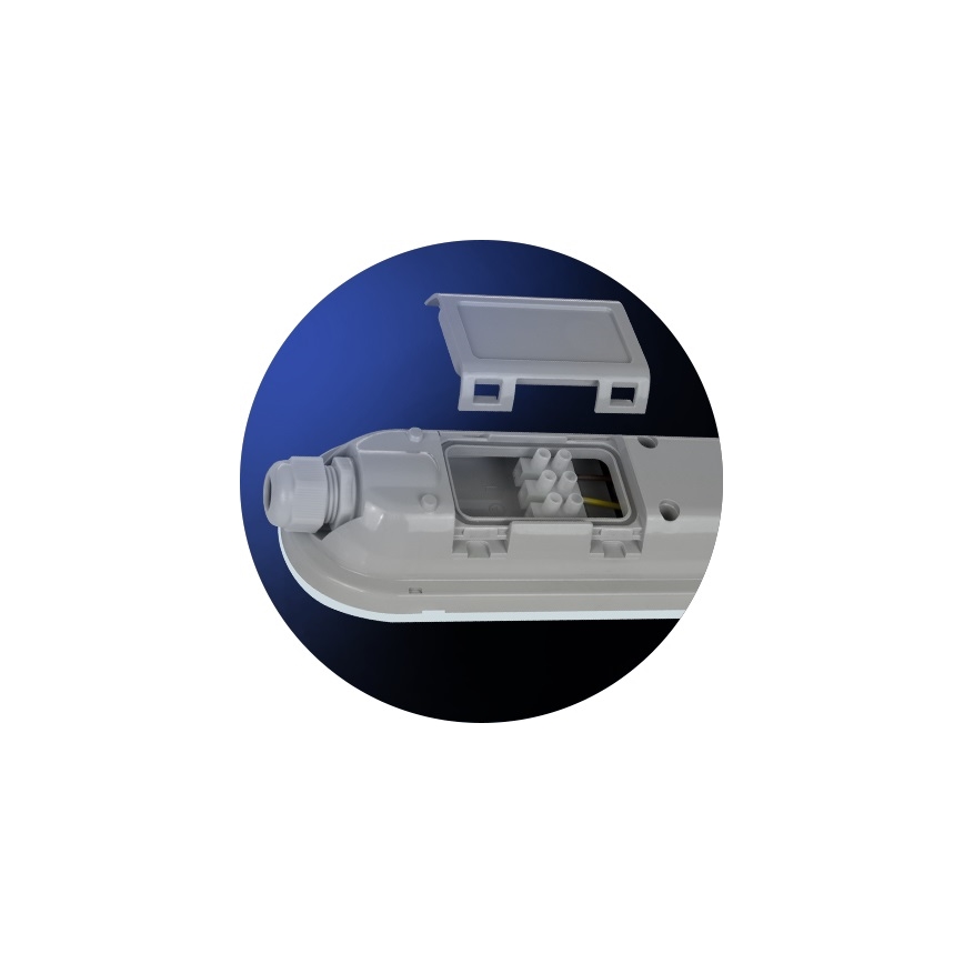 Luminaire fluorescent industriel LIMEA GIGANT LED/38W/230V IP65 1190mm noir
