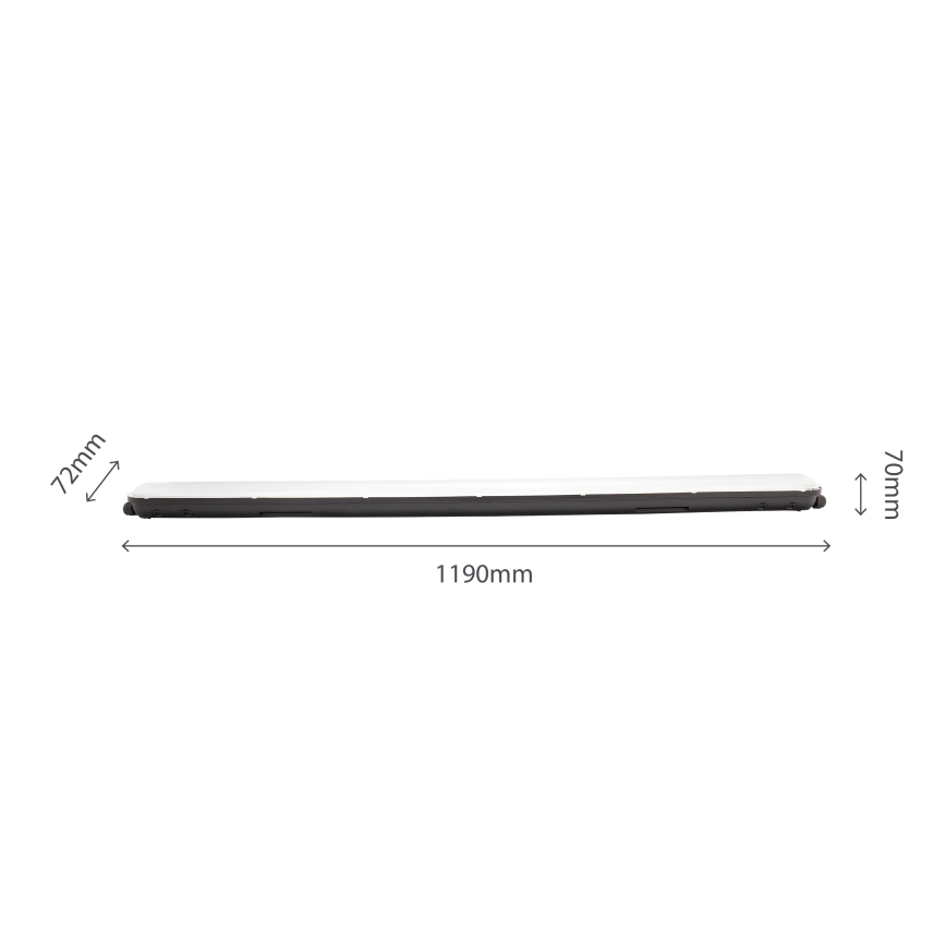 Luminaire fluorescent industriel LIMEA GIGANT LED/38W/230V IP65 1190mm noir