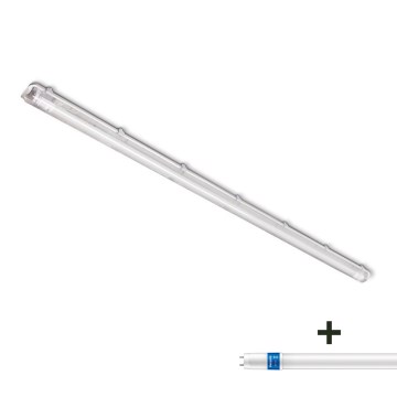 Luminaire industriel 1xG13/230V IP65 + LED Tube fluorescent avec détecteur Philips MASTER T8 G13/24W