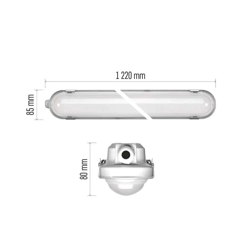 Luminaire industriel à intensité variable MISTY LED/21/26/31/35W/230V 4000K IP66