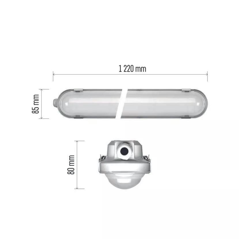 Luminaire industriel avec module d'urgence EMERGENCY LED/40W/230V 4000K 122 cm IP66