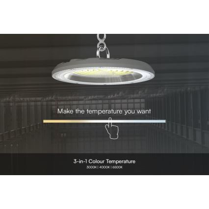 Luminaire industriel High Bay LED/100W/230V 3000/4000/6500K IP65 ø 23,5 cm