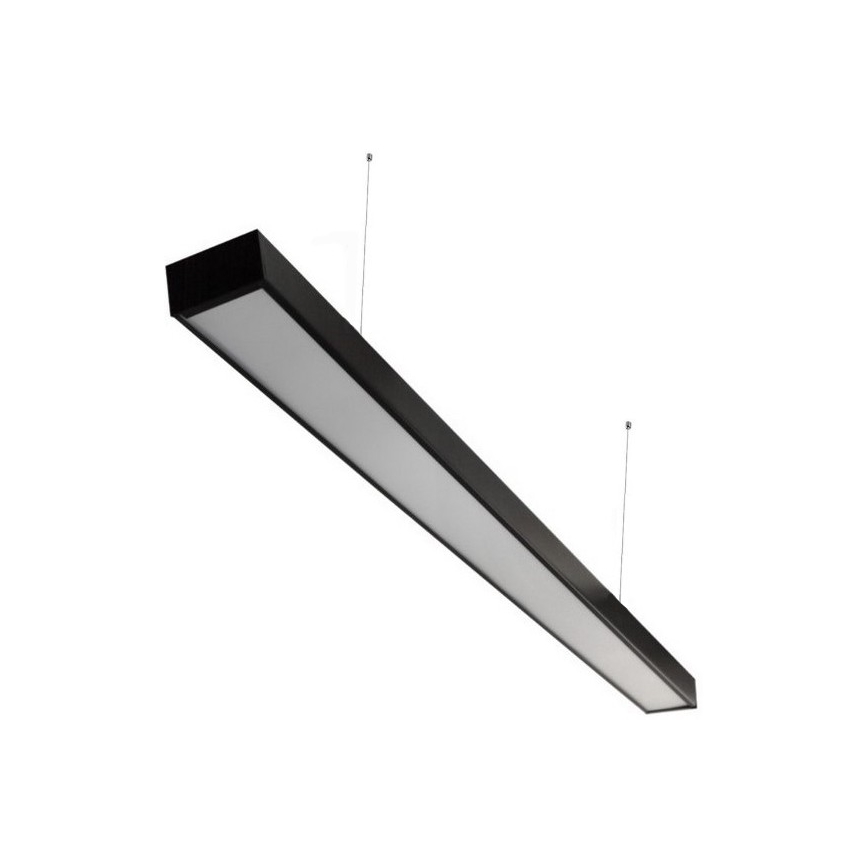 Luminaire LED de plafond CYNIDECO, montage en applique ou suspendu, LED/12W/230V, 4000K, noir
