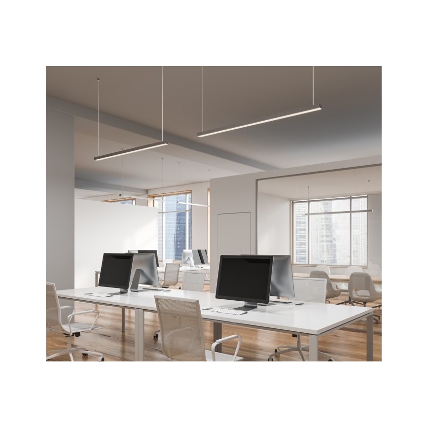 Plafonnier LED à montage en surface ou suspendu KOLINE LED/40W/230V 3000/4000/6500K 120 cm blanc
