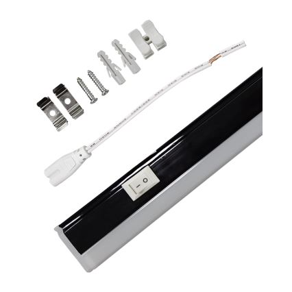 Luminaire LED sous-meuble TUBE LED/14W/230V 90 cm noir