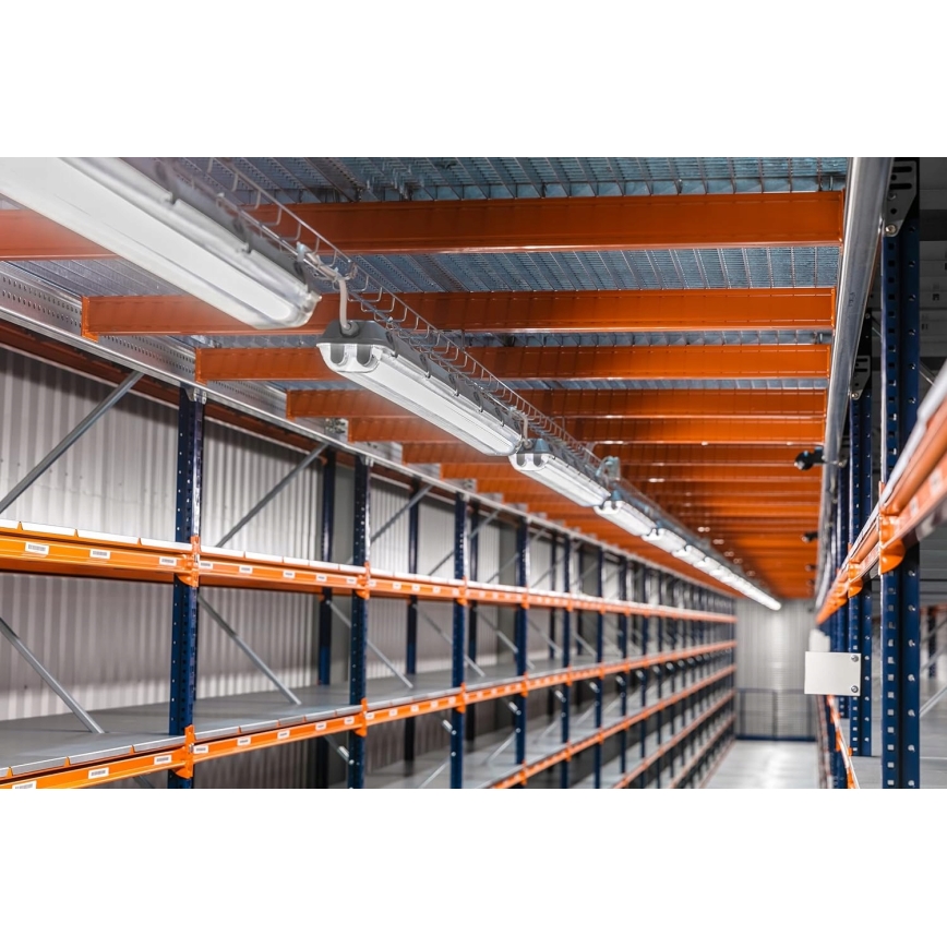Luminaire LED technique pour tube T8 1x G13, 20 W, 230 V, 4000 K, 120 cm, IP65, blanc