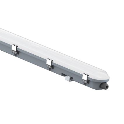 Luminaire technique LED type tube avec détecteur de mouvement et crépusculaire, 48 W, 230 V, IP65, 6500 K, 150 cm