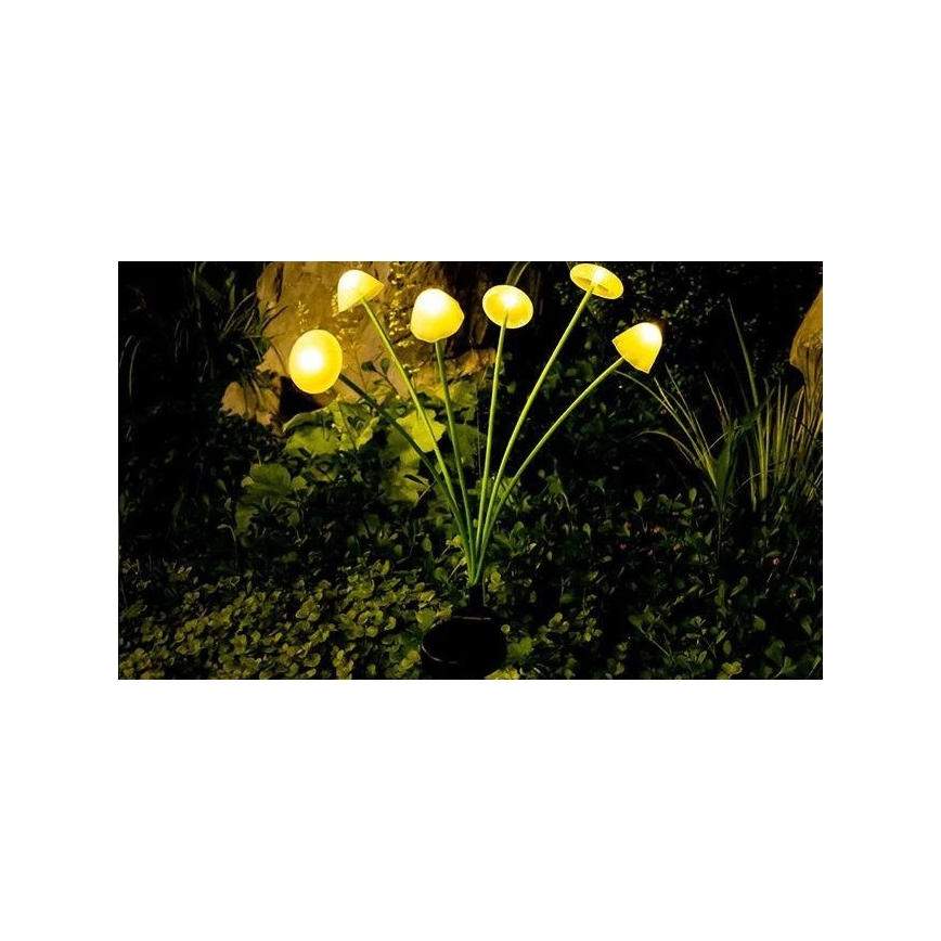Luminaire solaire décoratif à LED avec capteur 6xLED/1,2V 3000K 72 cm 600 mAh IP44