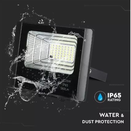Luminaire solaire LED extérieur à intensité variable LED/12W/3,2V 6000K IP65 + télécommande