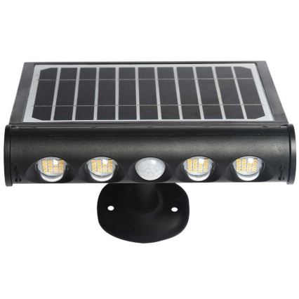 Luminaire solaire mural avec détecteur LED/8W/3,7V IP65 3000K