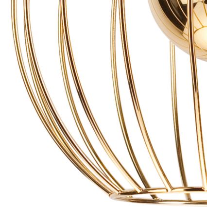 Deckenleuchte an Kabel ZOYA 1xE27/60W/230V goldfarben