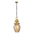 Lustre à chaîne BOTTLE 1xE27/40W/230V doré