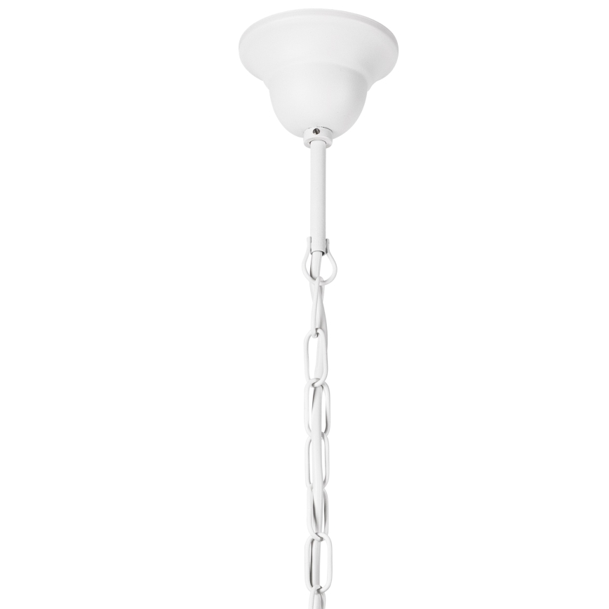 Lustre à chaîne RETRO II 5xE27/60W/230V blanc