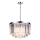 Lustre à chaîne VETRO 5xE14/60W/230V chrome brillant