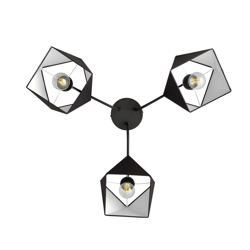 Lustre ADAMANT 3xE27/15W/230V noir