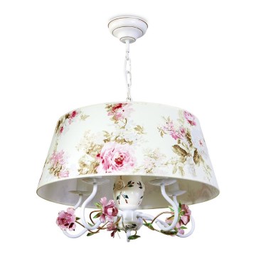 Lustre avec chaîne FLORENCE 5xE14/40W/230v