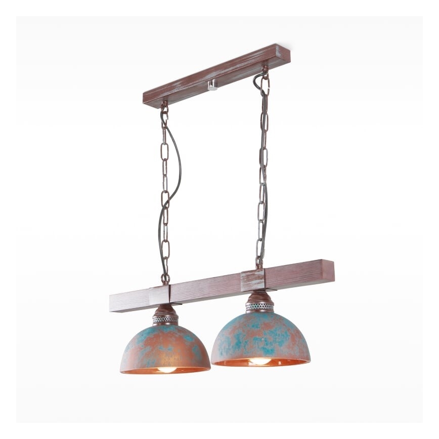 Lustre avec chaîne VIRIONI 2xE27/60W/230V
