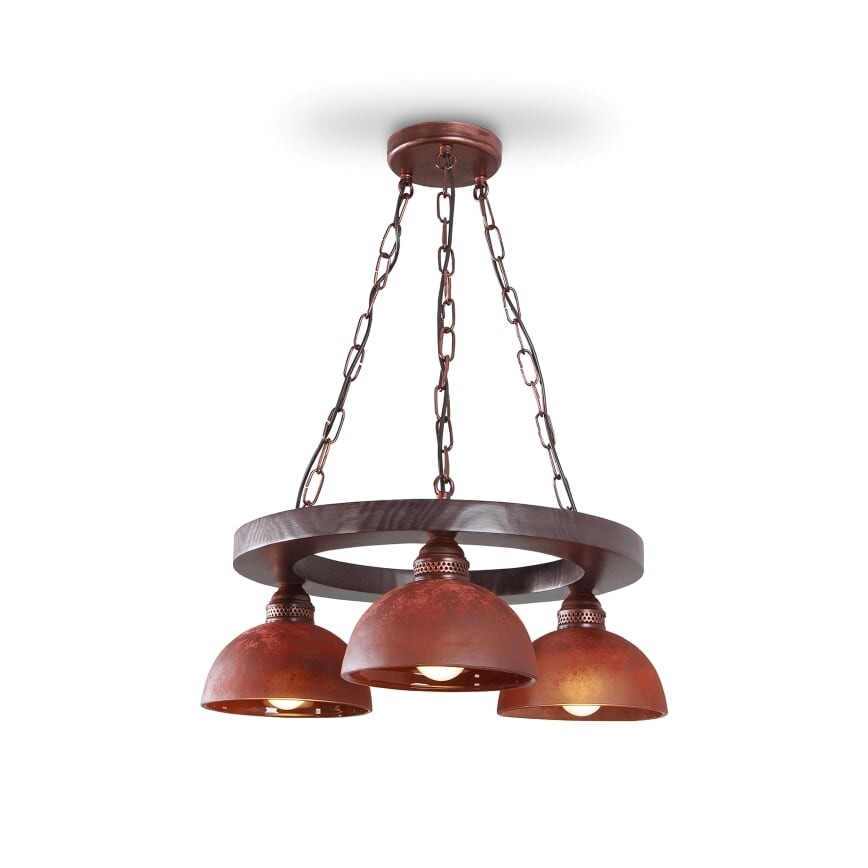 Lustre avec chaîne VIRIONI 3xE27/60W/230V
