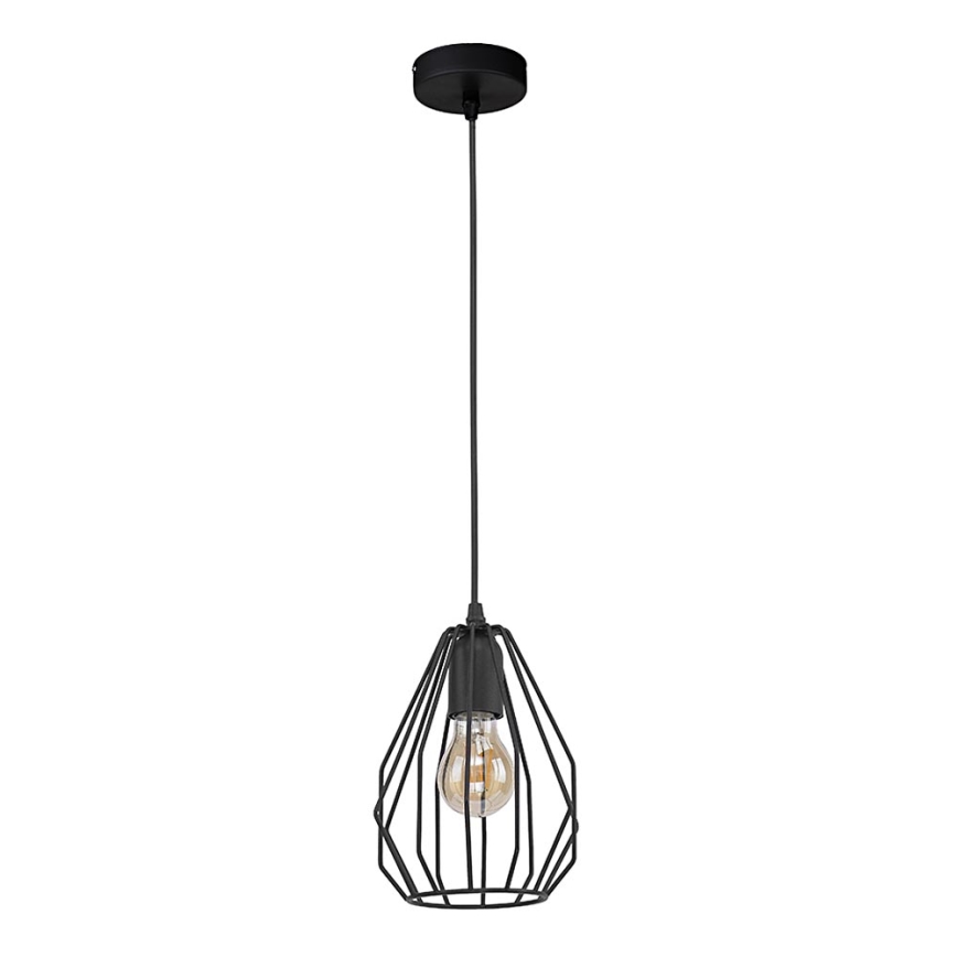 Lustre avec fil BRYLANT BLACK 1xE27/60W/230V