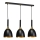 Lustre avec fil CLARK 3xE27/60W/230V