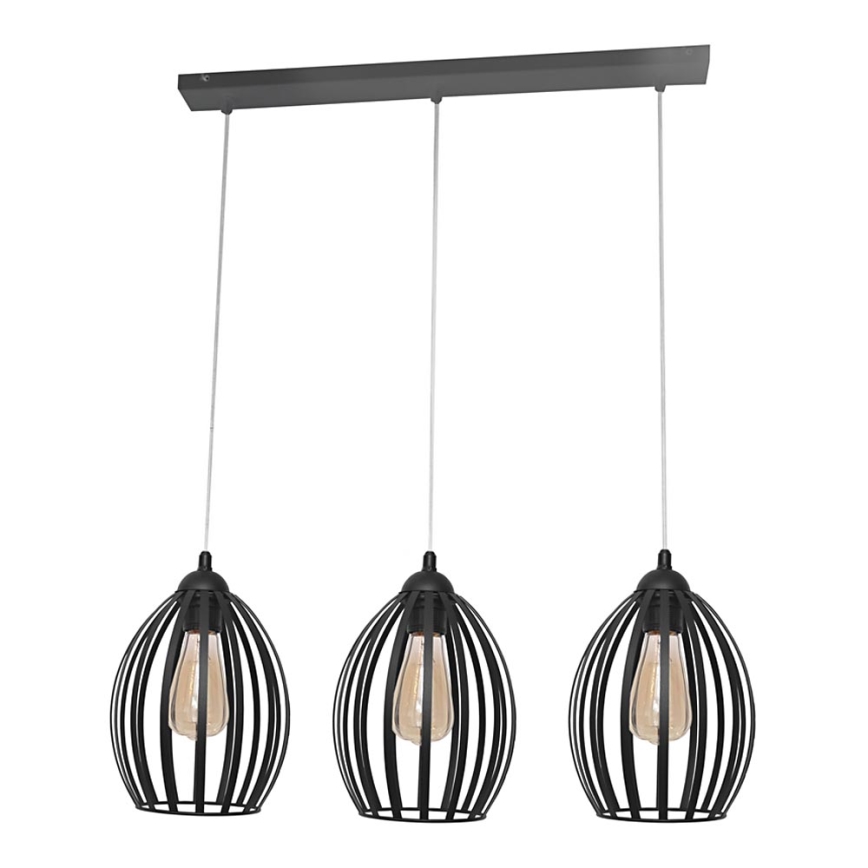 Lustre avec fil DALI 3xE27/15W/230V