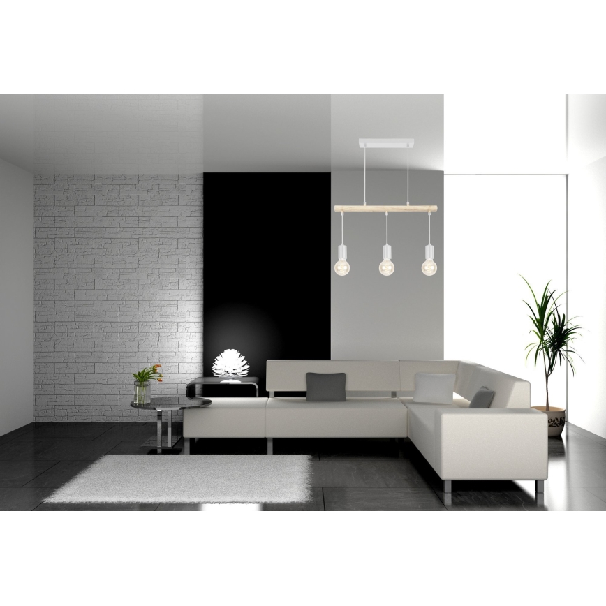 Lustre avec fil IZZY 3xE27/60W/230V