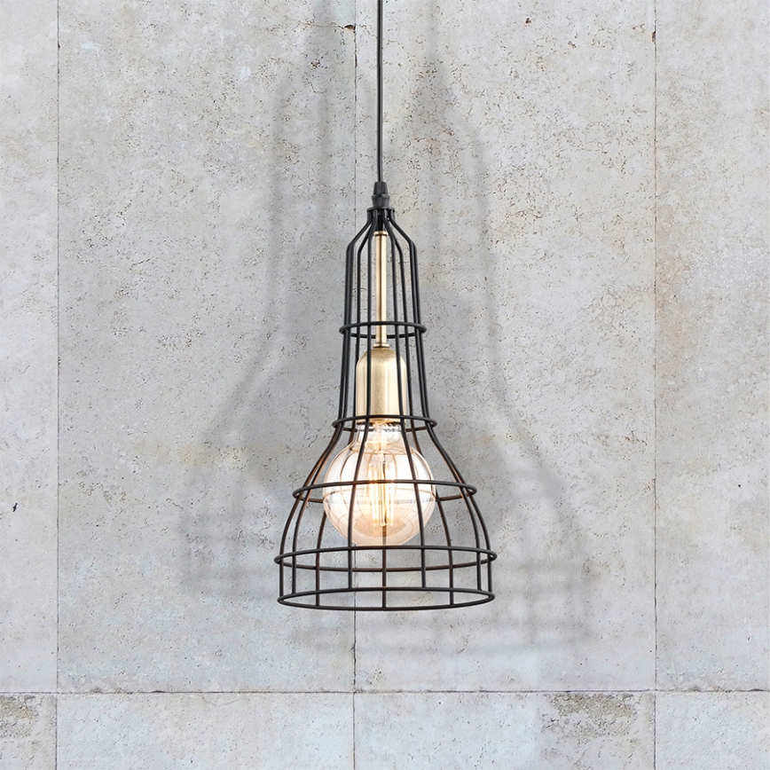 Lustre avec fil LONG 1xE27/60W/230V
