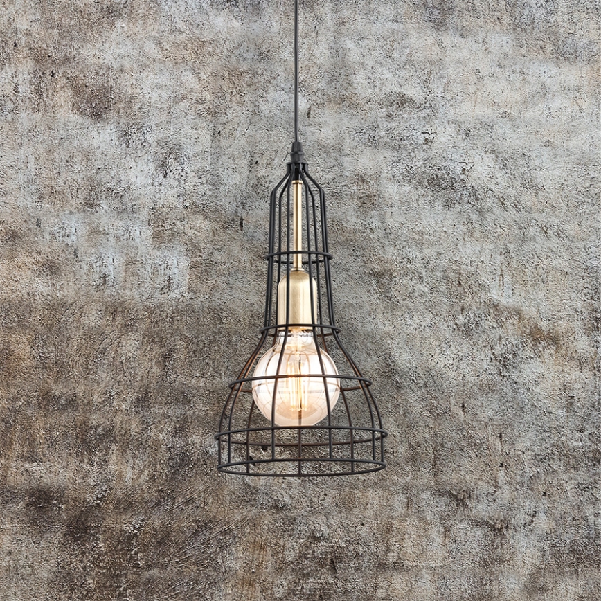Lustre avec fil LONG 1xE27/60W/230V