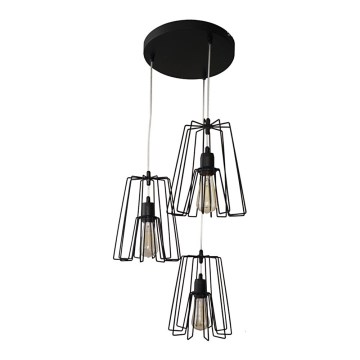 Lustre avec fil ROLLER 3xE27/15W/230V