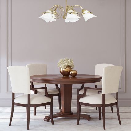 Lustre avec tige KOKARDA 5xE14/60W/230V