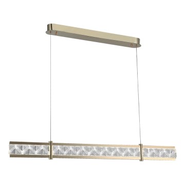 Lustre en cristal dimmable sur câble ENRIQUE LED/20W//230V 3000-6000K + télécommande