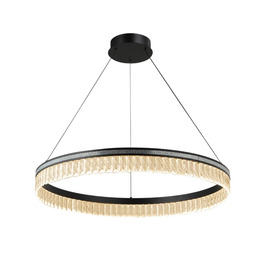 Suspension en cristal LED dimmable THALIA LED/55W/230V 3000-6000K Ø 80 cm + télécommande
