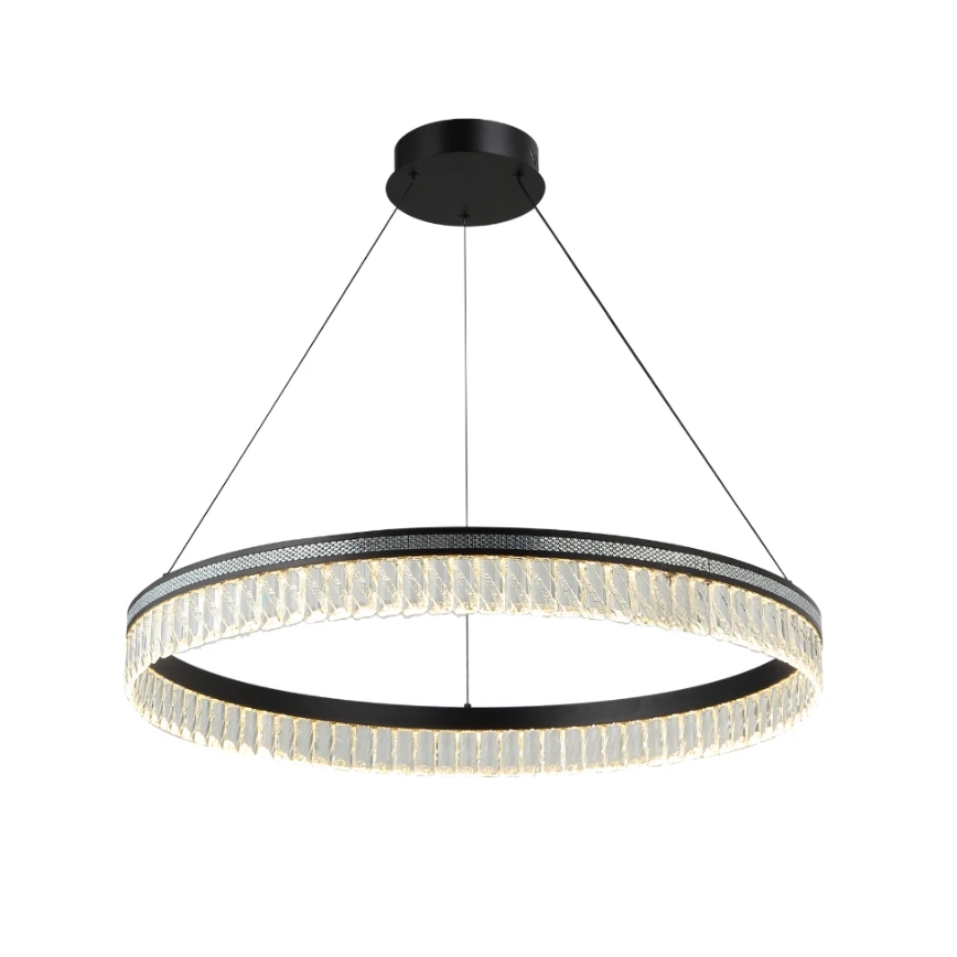 Suspension en cristal LED dimmable THALIA LED/55W/230V 3000-6000K Ø 80 cm + télécommande
