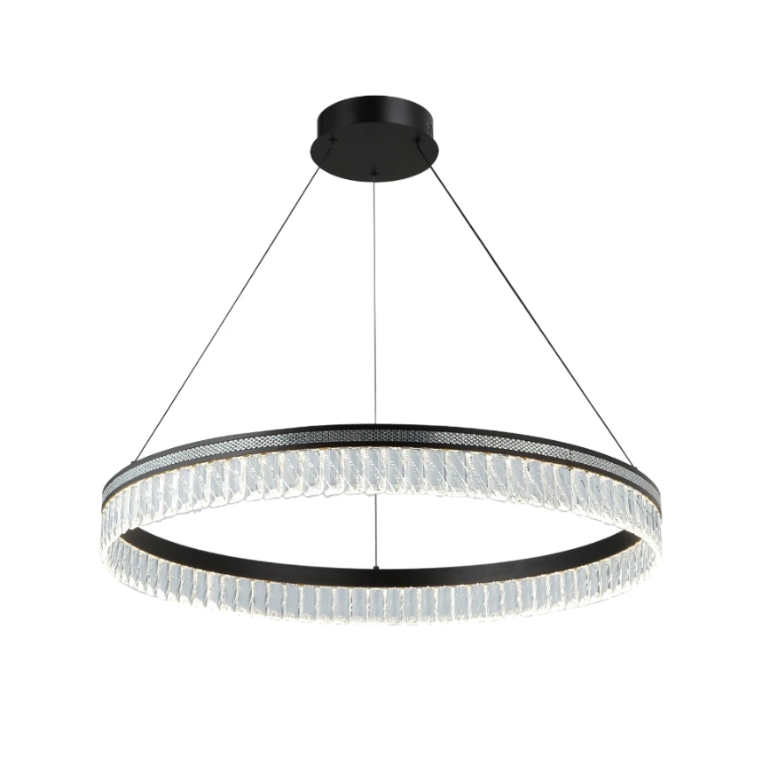 Suspension en cristal LED dimmable THALIA LED/55W/230V 3000-6000K Ø 80 cm + télécommande