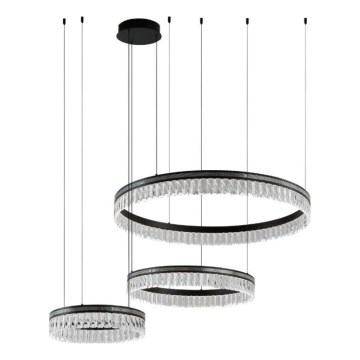 Lustre en cristal LED dimmable sur câble THALIA LED/120W/230V 3000-6000K + télécommande
