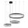 Lustre en cristal LED dimmable sur câble THALIA LED/120W/230V 3000-6000K + télécommande