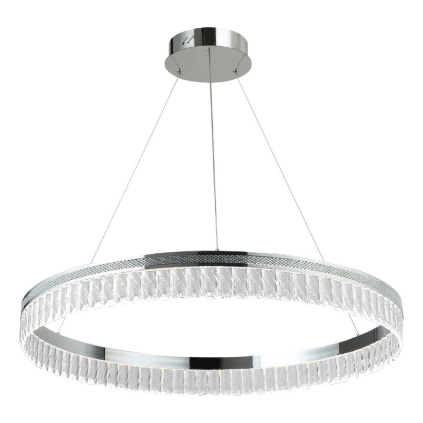 Lustre en cristal LED dimmable sur câble THALIA LED/55W/230V 3000-6000K Ø 80 cm + télécommande