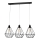 Lustre KARO 3xE27/15W/230V noir