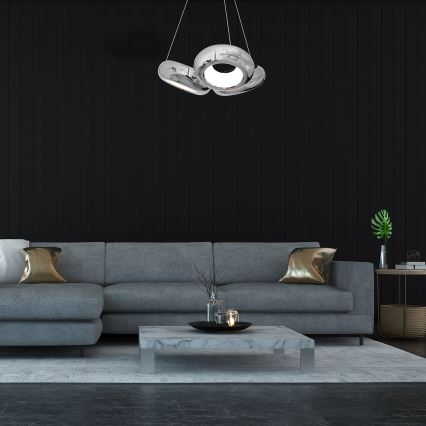 Lustre LED avec fil MERCURIO 3xLED/12W/230V
