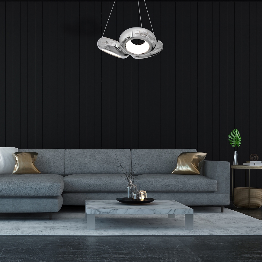 Lustre LED avec fil MERCURIO 3xLED/12W/230V